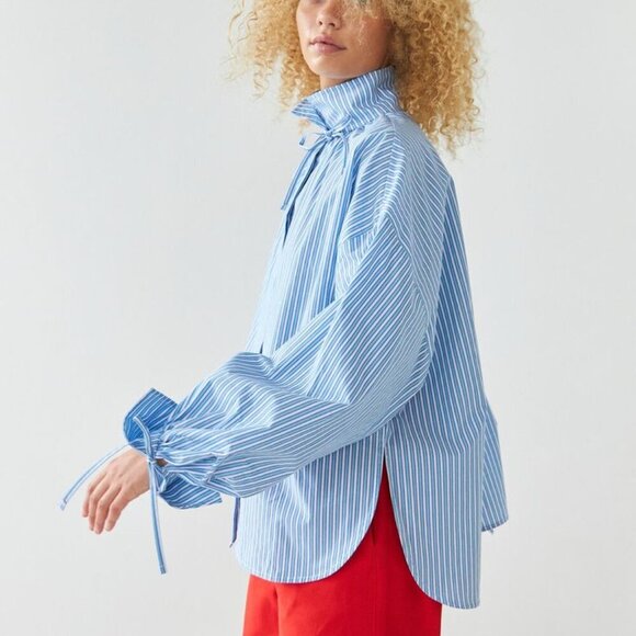 Stella Nova Striped Shirt with Tie Bands - Picture 1 of 6